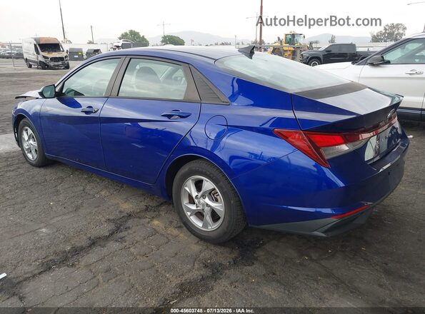 KMHLL4AG6MU141589 2021 HYUNDAI ELANTRA Blue Tył lewy