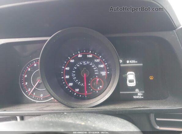 KMHLL4AG6MU141589 2021 HYUNDAI ELANTRA Blue Widok tylnych siedzeń