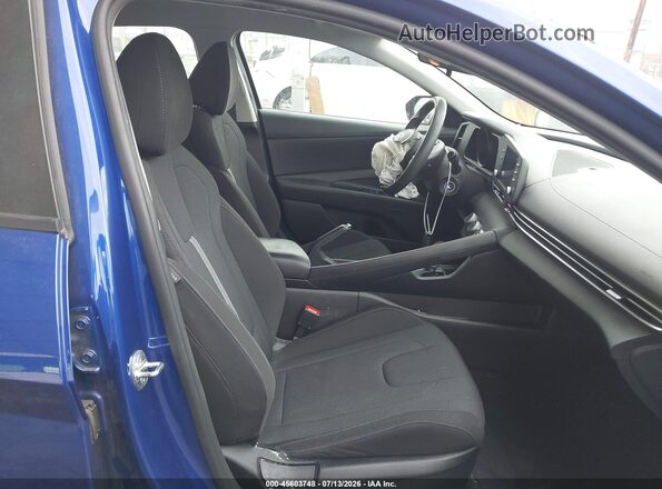 KMHLL4AG6MU141589 2021 HYUNDAI ELANTRA Blue Widok wnętrza z przodu