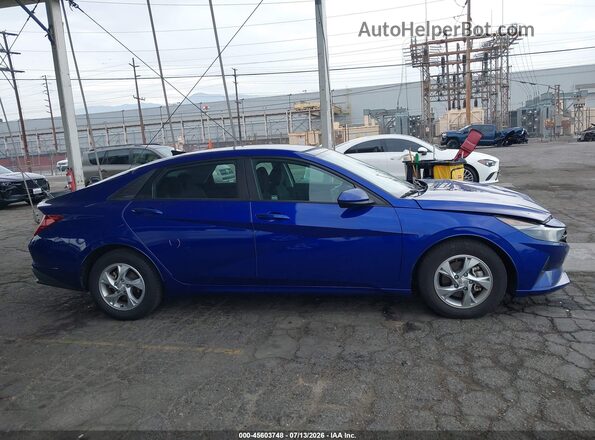 KMHLL4AG6MU141589 2021 HYUNDAI ELANTRA Blue Widok wnętrza 360 stopni