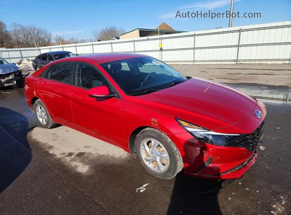 KMHLL4AG6PU379382 2023 HYUNDAI ELANTRA Red წინა მარჯვენა