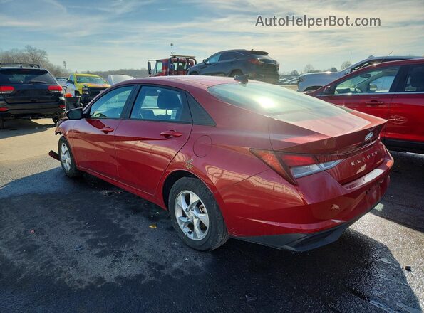 KMHLL4AG6PU379382 2023 HYUNDAI ELANTRA Red უკანა მარცხენა