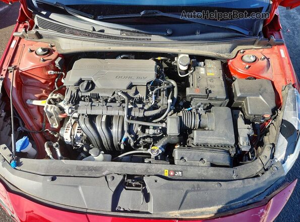 KMHLL4AG6PU379382 2023 HYUNDAI ELANTRA Red უკანა სალონის ხედი