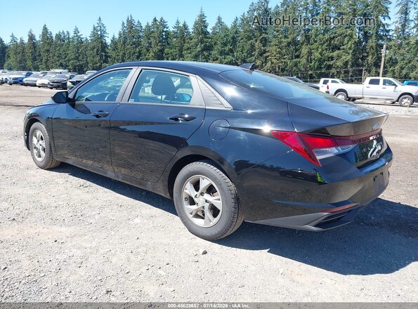 KMHLL4AG6PU544783 2023 HYUNDAI ELANTRA Черный Задняя левая четверть