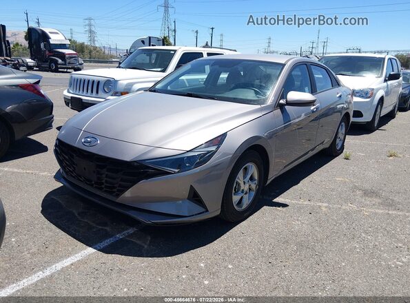 KMHLL4AG7PU557798 2023 HYUNDAI ELANTRA Серебряный Передняя левая четверть