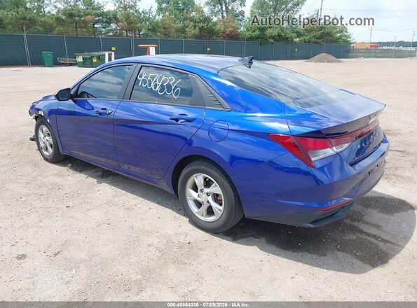 KMHLL4AG8MU163075 2021 HYUNDAI ELANTRA Blue Задня ліва чверть