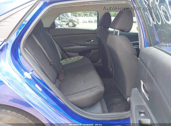 KMHLL4AG8MU163075 2021 HYUNDAI ELANTRA Blue Вид наклейки з VIN-кодом