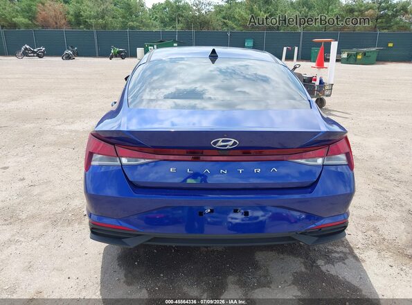 KMHLL4AG8MU163075 2021 HYUNDAI ELANTRA Blue 