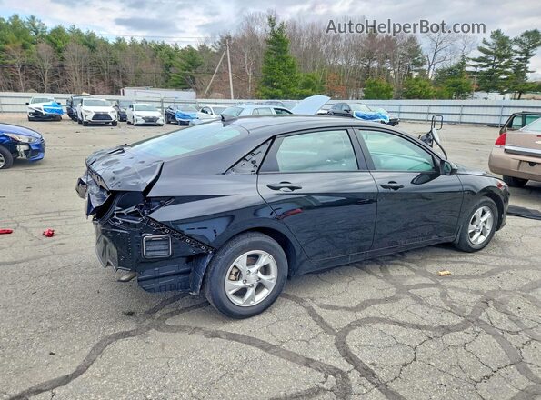 KMHLL4AG8NU308701 2022 HYUNDAI ELANTRA Черный Задняя правая четверть