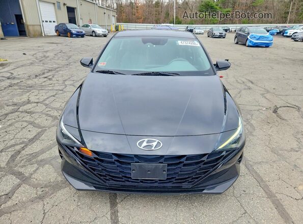 KMHLL4AG8NU308701 2022 HYUNDAI ELANTRA Черный Вид спереди