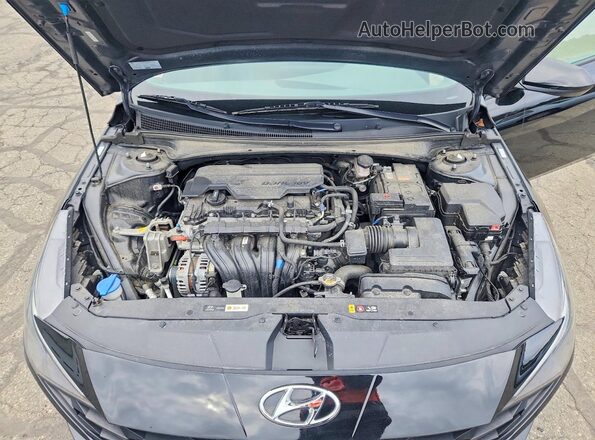 KMHLL4AG8NU308701 2022 HYUNDAI ELANTRA Черный Вид задней части салона