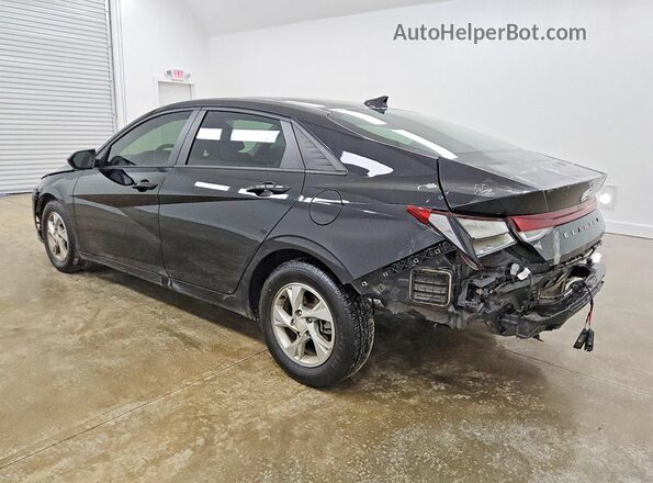 KMHLL4AG8NU329158 2022 HYUNDAI ELANTRA Black Tył lewy
