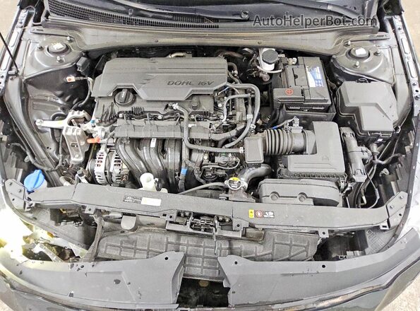 KMHLL4AG8NU329158 2022 HYUNDAI ELANTRA Black Widok wnętrza z tyłu