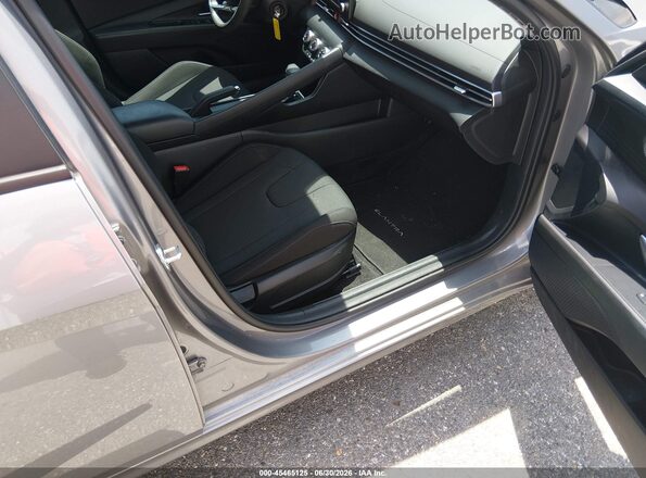 KMHLL4AG8PU538550 2023 HYUNDAI ELANTRA Gray Widok wnętrza z przodu