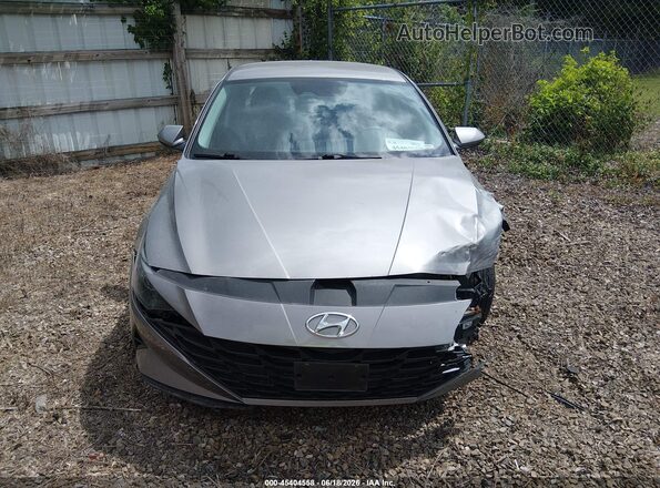 KMHLL4AG8PU543232 2023 HYUNDAI ELANTRA Серебряный Вид задней части салона