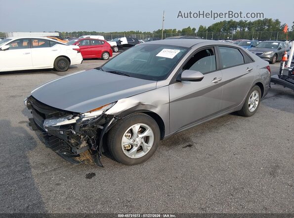 KMHLL4AG8PU547782 2023 HYUNDAI ELANTRA Gray წინა მარცხენა ხედი სამი მეოთხედიდან