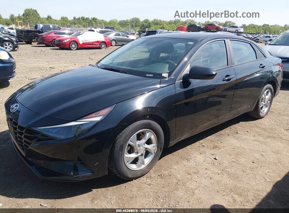 KMHLL4AG8PU561486 2023 HYUNDAI ELANTRA Black Передня ліва чверть