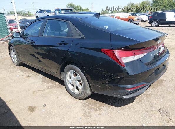 KMHLL4AG8PU561486 2023 HYUNDAI ELANTRA Black Задня ліва чверть