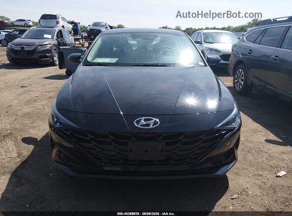 KMHLL4AG8PU561486 2023 HYUNDAI ELANTRA Black Вид щитка приладів