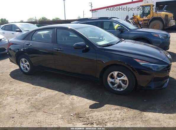 KMHLL4AG8PU561486 2023 HYUNDAI ELANTRA Black Вид задньої частини салону