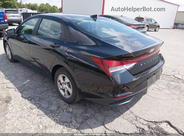 KMHLL4AG8PU574724 2023 HYUNDAI ELANTRA Black Tył lewy