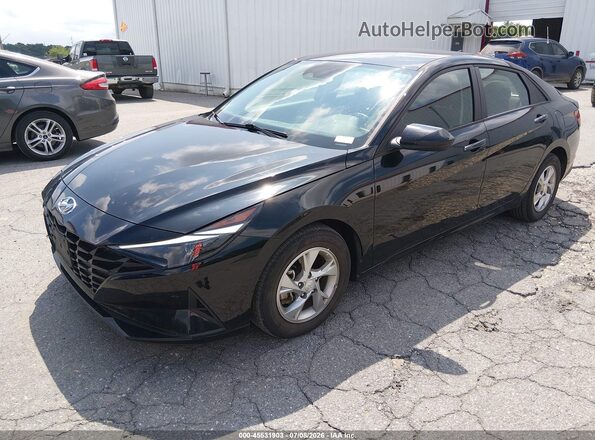 KMHLL4AG8PU574724 2023 HYUNDAI ELANTRA Black Przód lewy