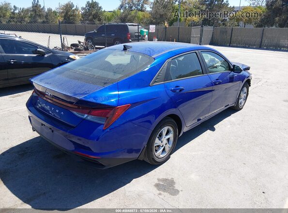 KMHLL4AG8PU633223 2023 HYUNDAI ELANTRA Blue უკანა მარჯვენა
