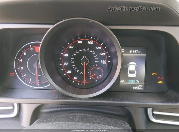 KMHLL4AG8PU633223 2023 HYUNDAI ELANTRA Blue უკანა სავარძლების ხედი