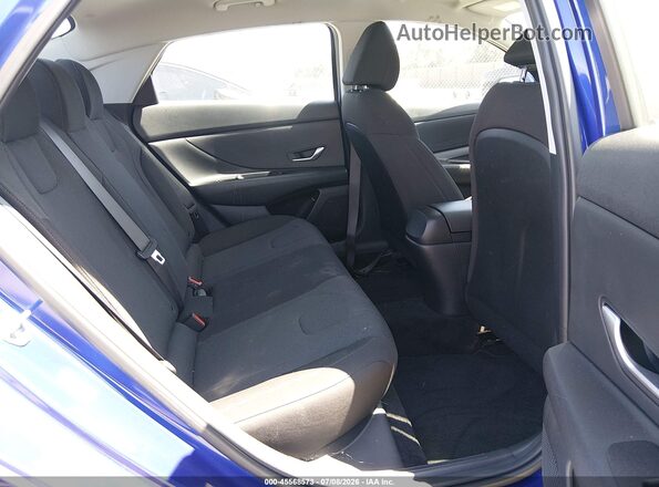 KMHLL4AG8PU633223 2023 HYUNDAI ELANTRA Blue VIN კოდის სტიკერის ხედი