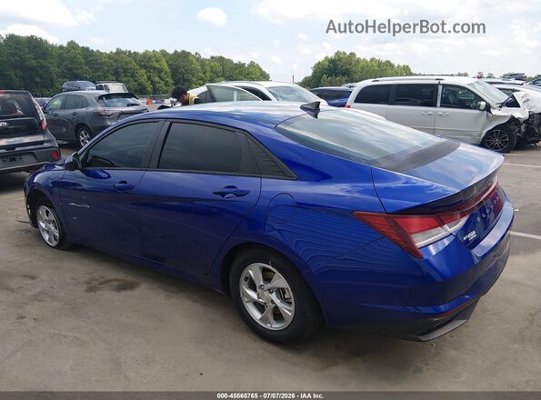 KMHLL4AG9NU329105 2022 HYUNDAI ELANTRA Blue Rear left