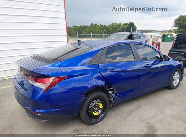 KMHLL4AG9NU329105 2022 HYUNDAI ELANTRA Blue Rear right