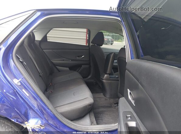KMHLL4AG9NU329105 2022 HYUNDAI ELANTRA Blue VIN sticker view