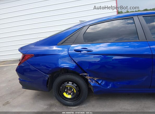 KMHLL4AG9NU329105 2022 HYUNDAI ELANTRA Blue Front view