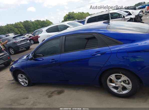 KMHLL4AG9NU329105 2022 HYUNDAI ELANTRA Blue 360 interior view