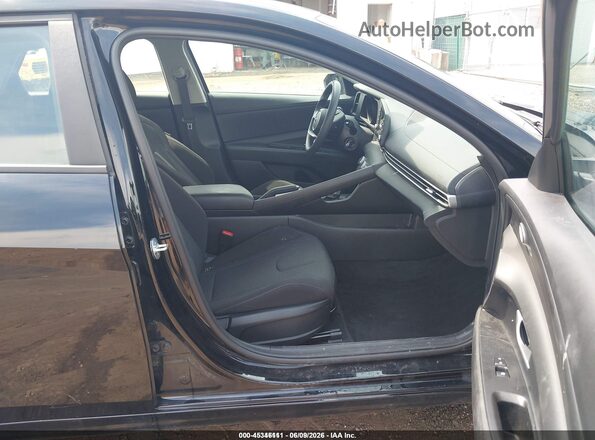 KMHLL4AG9PU561481 2023 HYUNDAI ELANTRA Black Սալոնի դիմացի տեսք