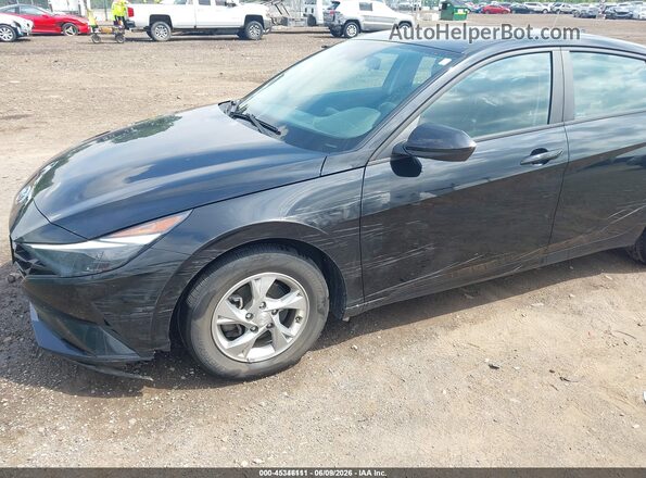 KMHLL4AG9PU561481 2023 HYUNDAI ELANTRA Black Դիմացի տեսք