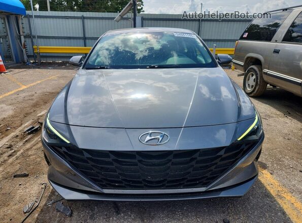 KMHLL4AGXMU072017 2021 HYUNDAI ELANTRA Gray წინა ხედი