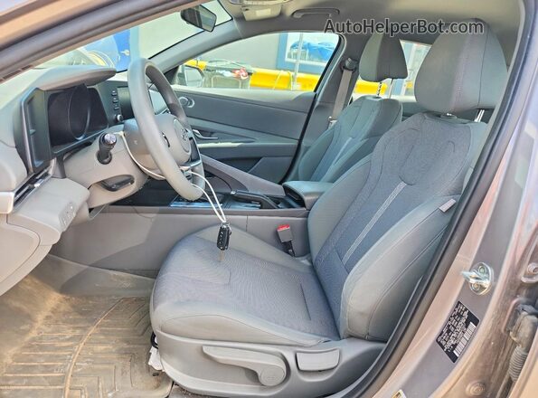 KMHLL4AGXMU072017 2021 HYUNDAI ELANTRA Gray წინა სალონის ხედი