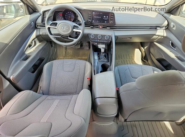 KMHLL4AGXMU072017 2021 HYUNDAI ELANTRA Gray წინა პანელის ხედი