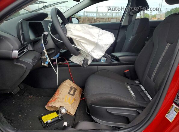 KMHLL4DG0SU051752 2025 HYUNDAI ELANTRA Red Вид салону спереду