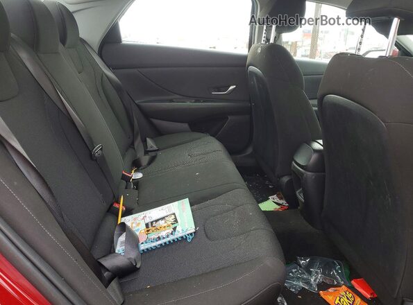 KMHLL4DG0SU051752 2025 HYUNDAI ELANTRA Red Вид задніх сидінь