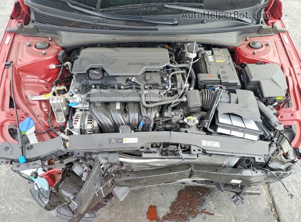 KMHLL4DG0SU051752 2025 HYUNDAI ELANTRA Red Вид задньої частини салону