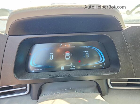 KMHLL4DG0SU082807 2025 HYUNDAI ELANTRA Red Вид щитка приладів