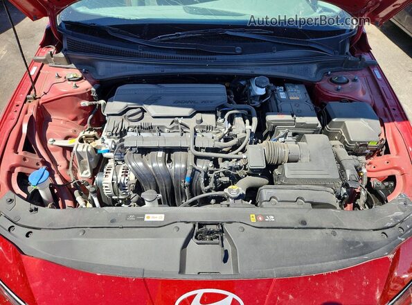 KMHLL4DG0SU082807 2025 HYUNDAI ELANTRA Red Вид задньої частини салону