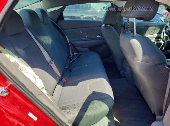KMHLL4DG0SU082807 2025 HYUNDAI ELANTRA Red Вид задніх сидінь