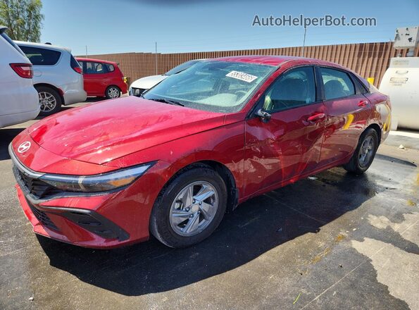 KMHLL4DG0SU082807 2025 HYUNDAI ELANTRA Red Панорамний вид салону 360°