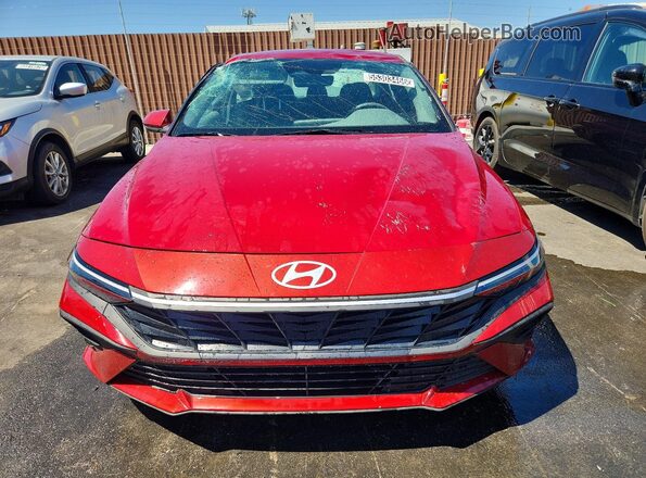 KMHLL4DG0SU082807 2025 HYUNDAI ELANTRA Red Вид спереду