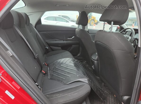 KMHLL4DG0SU863410 2025 HYUNDAI ELANTRA Red Vista de los asientos traseros