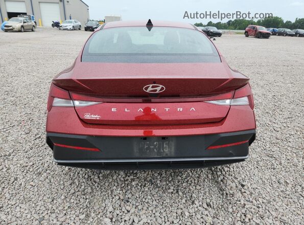 KMHLL4DG0SU863410 2025 HYUNDAI ELANTRA Red Vista trasera