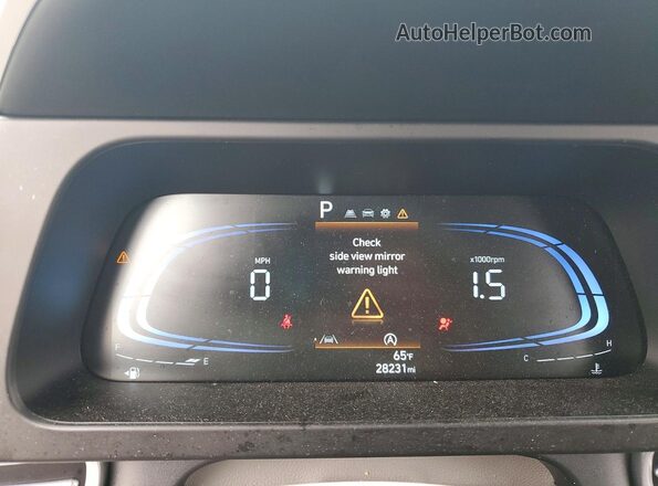 KMHLL4DG0SU936730 2025 HYUNDAI ELANTRA Gray Vista del cuadro de instrumentos